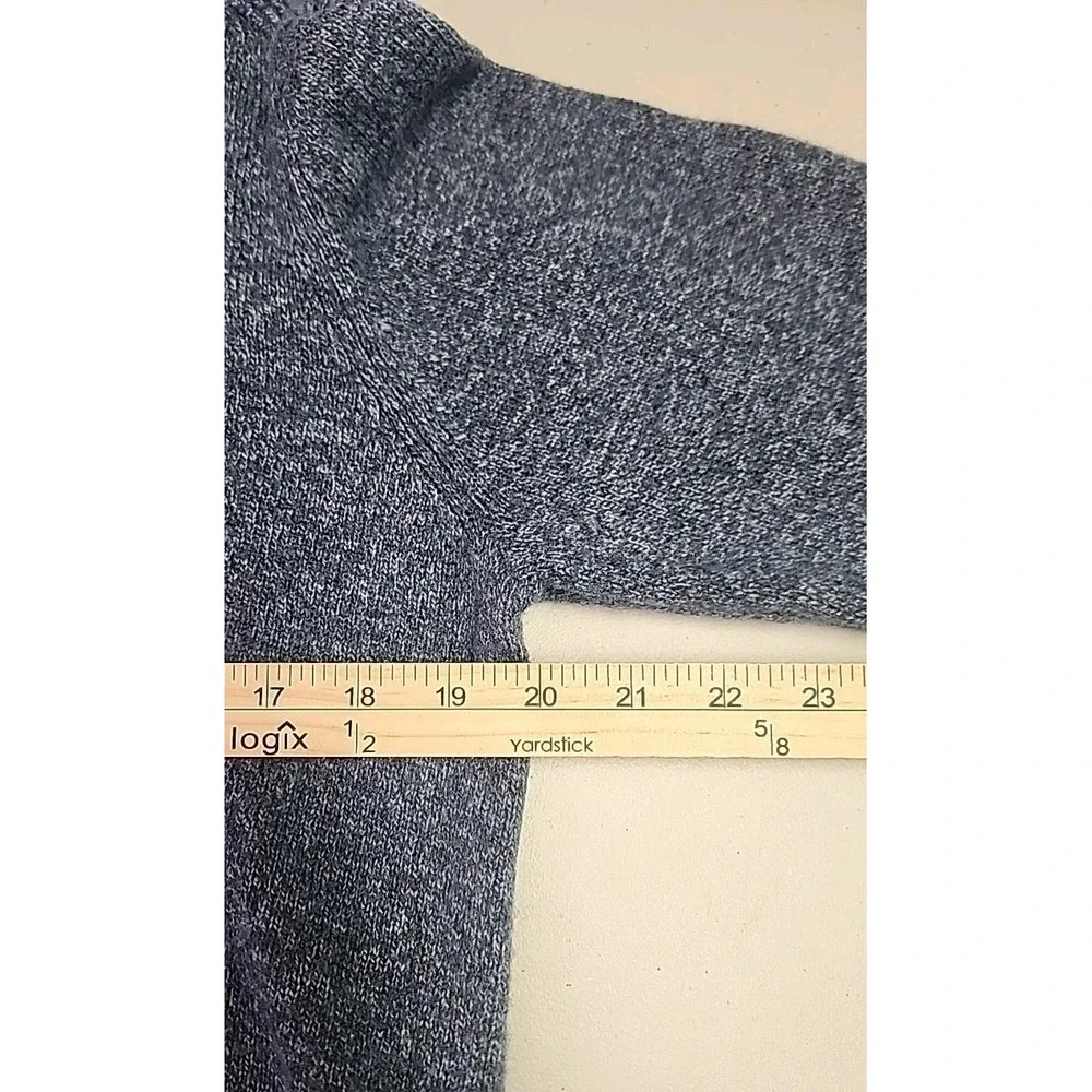 Joseph Abboud Mens L Blue Wool/Blend Shawl Collar Sweater Grandpacore Gorpcore